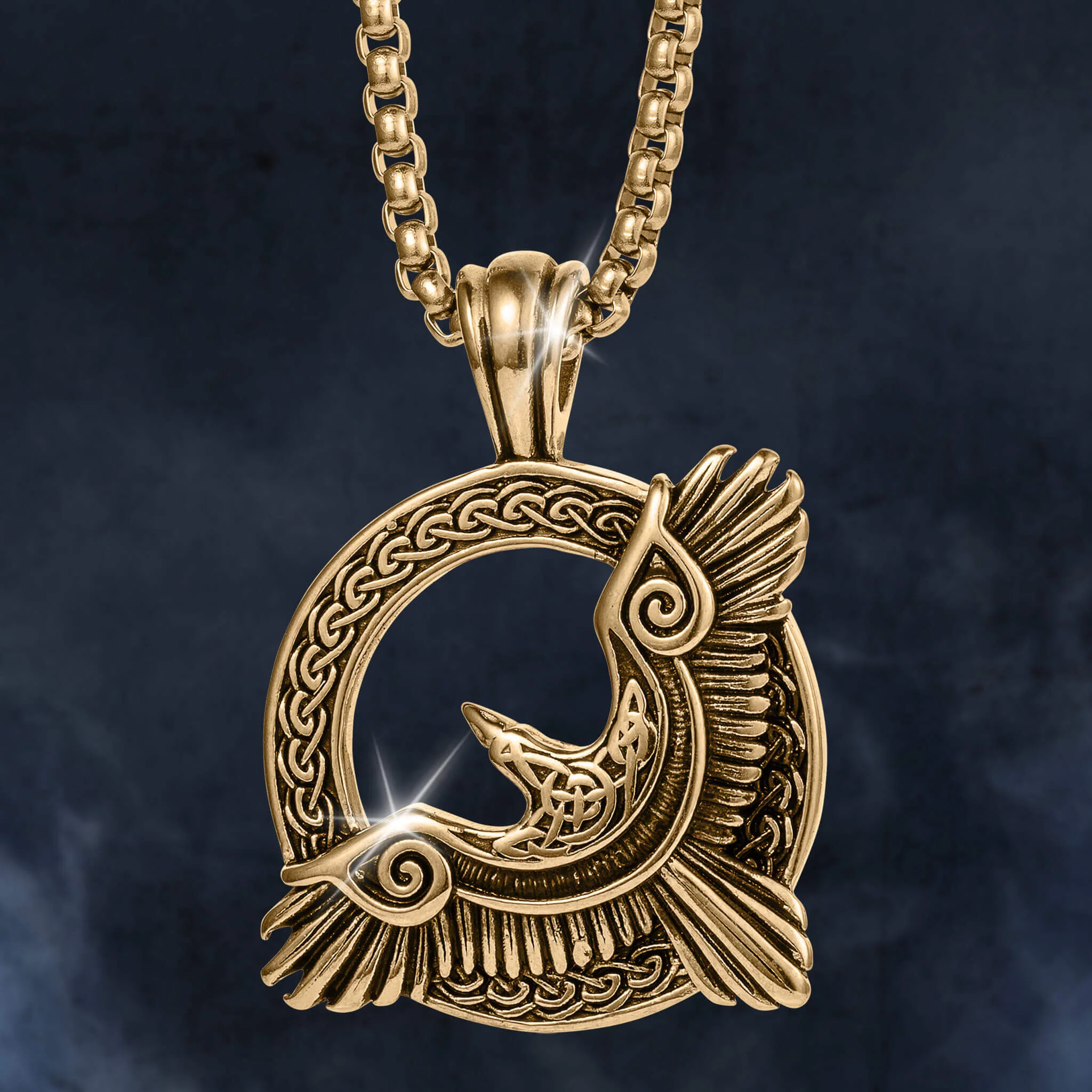 Flaming Phoenix Men’s Pendant - Image 2