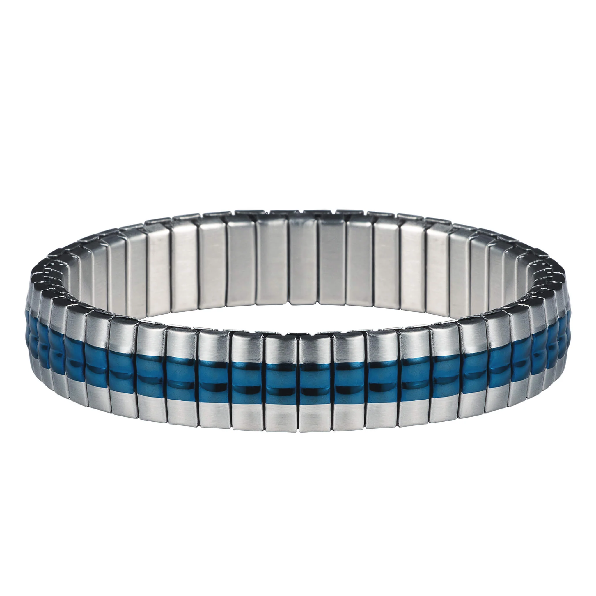 Flex Steel Blue Bracelet