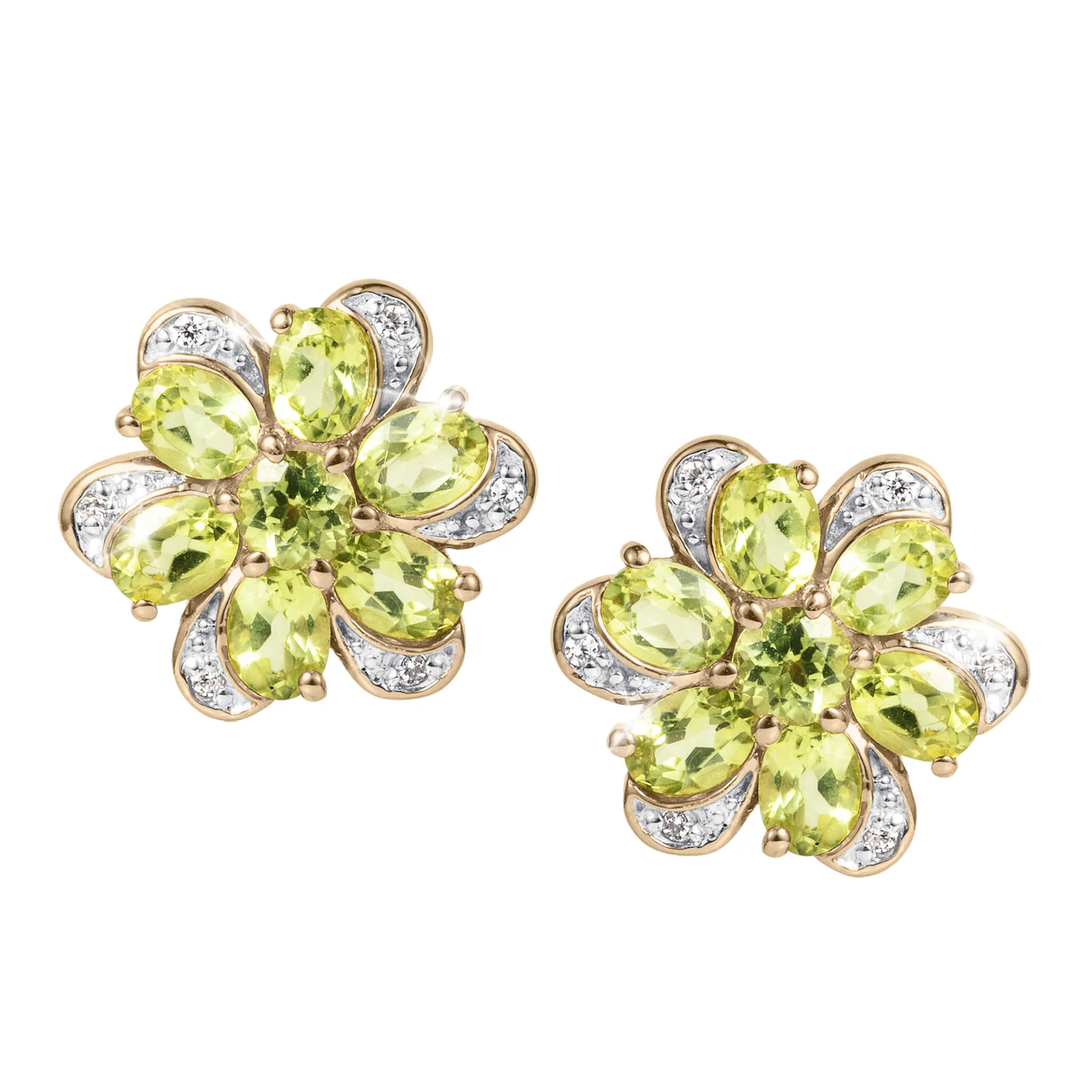 Flora Peridot Earrings