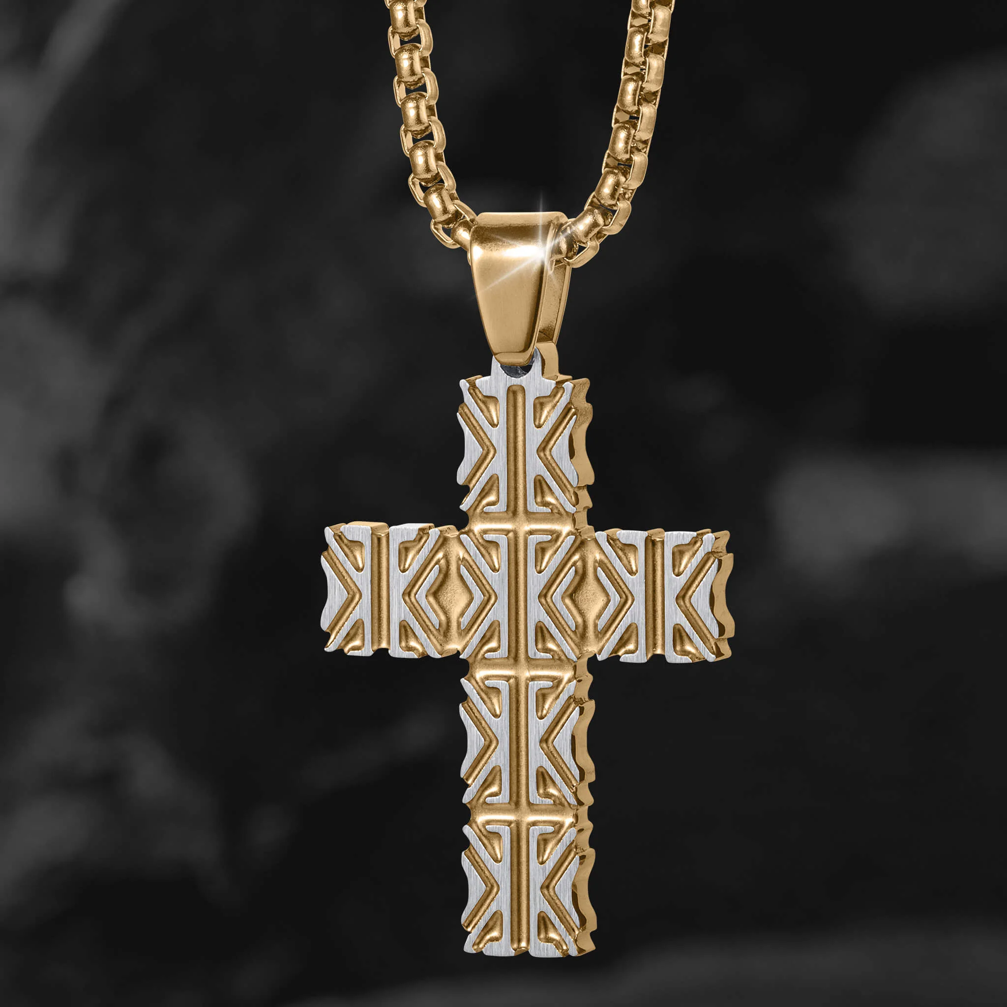 Fortress Faith Cross Pendant - Image 2