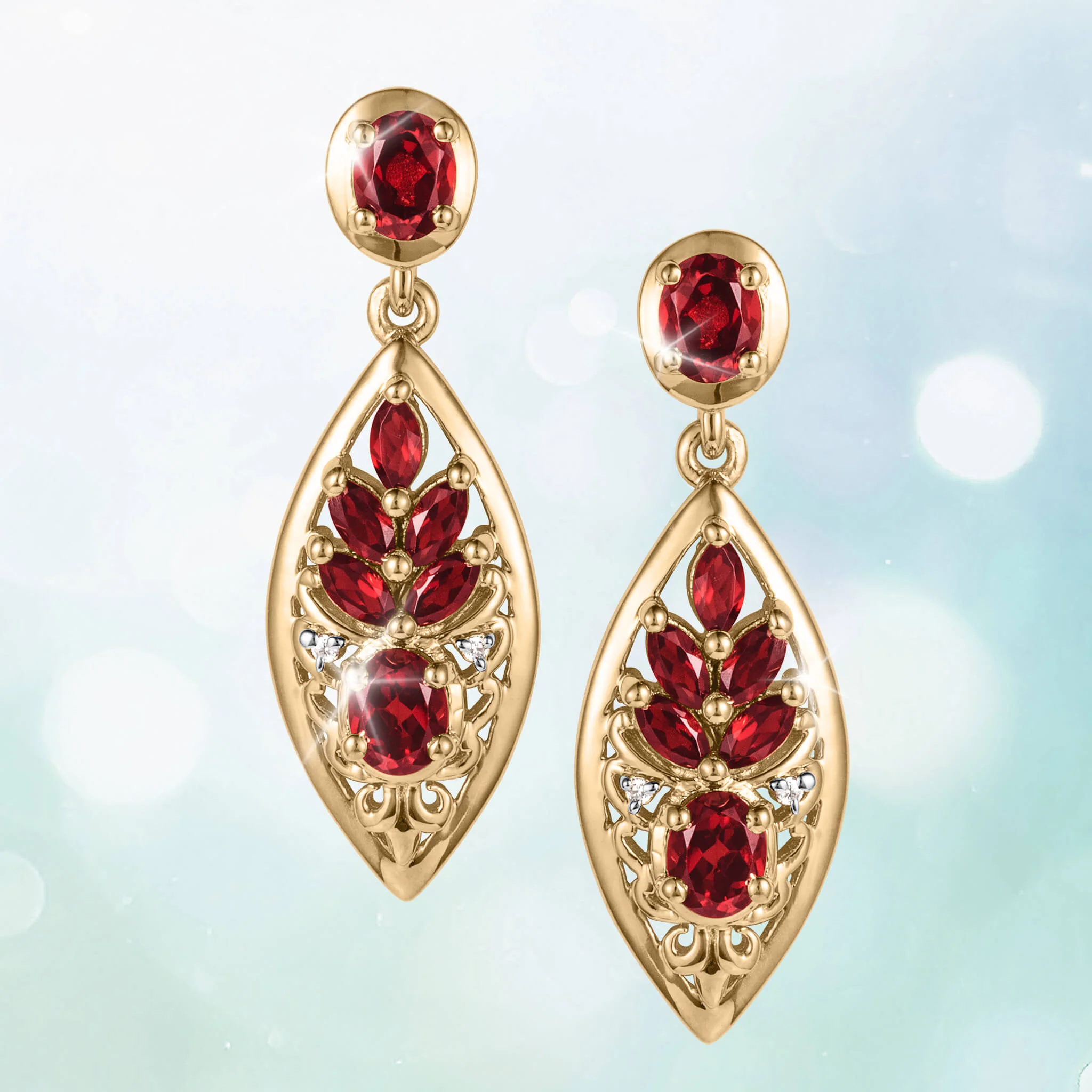 Gaia Flame Earrings - Image 2