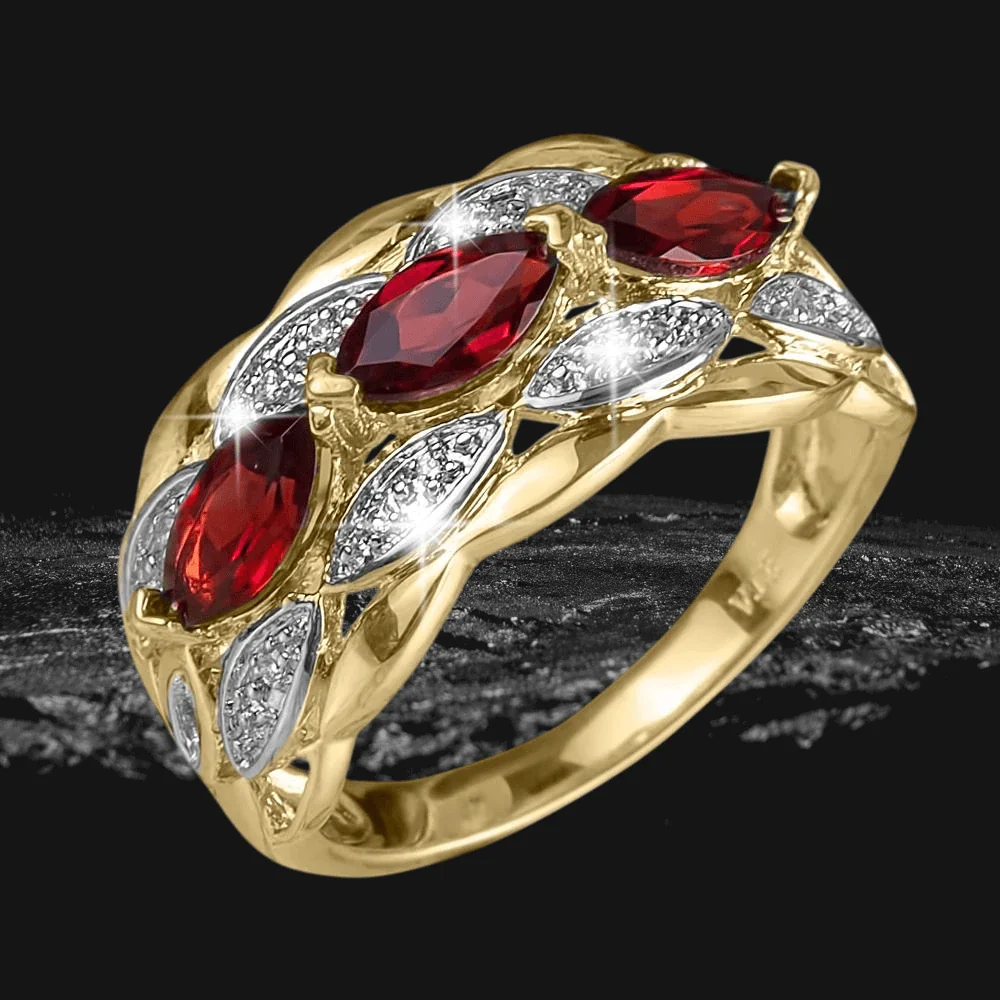 Garbo Garnet Ring - Image 2