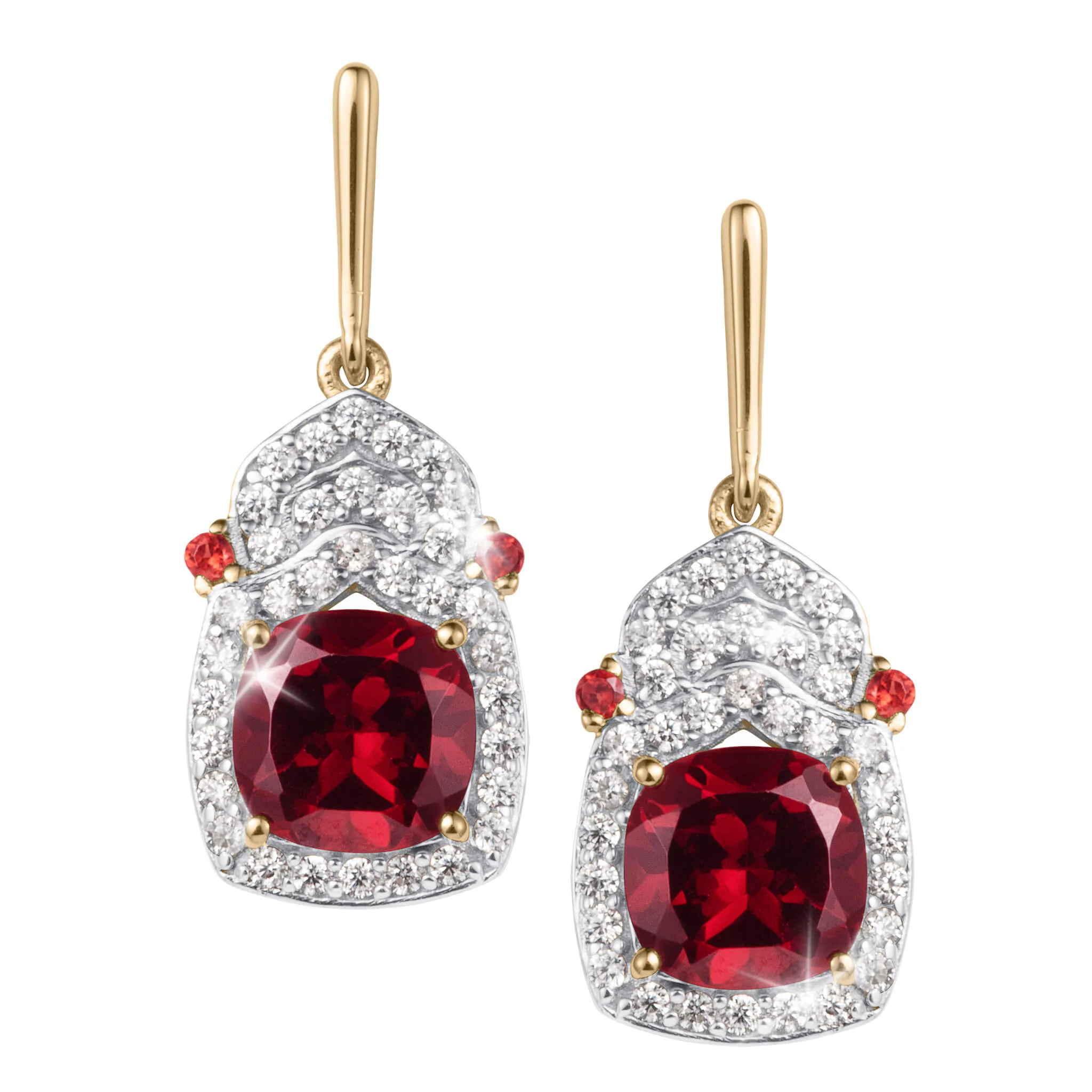 Gemma Garnet Earrings