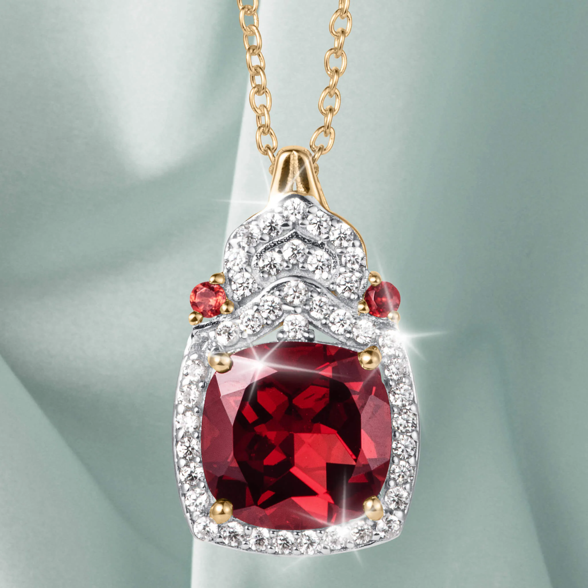 Gemma Garnet Pendant - Image 3