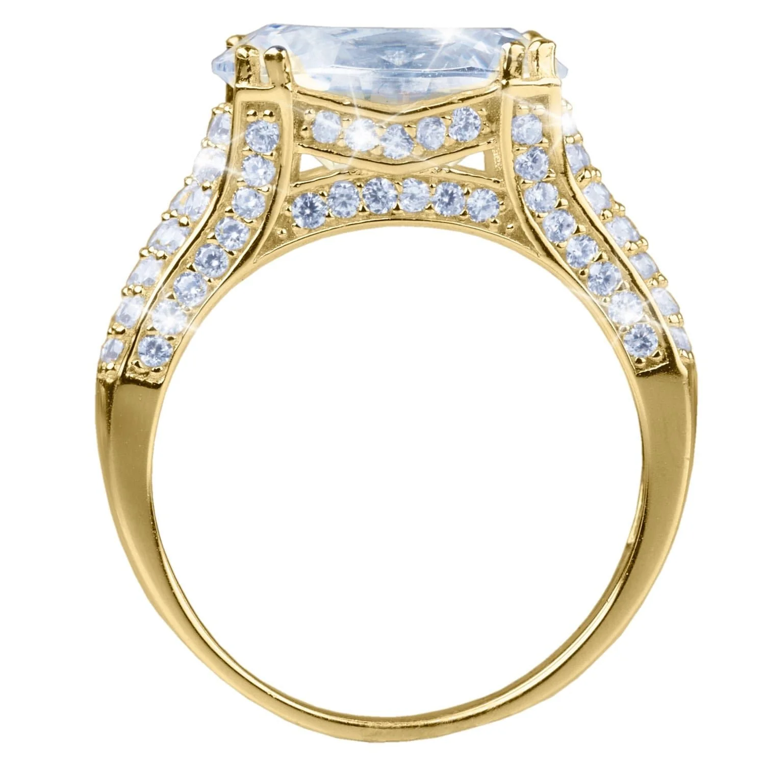 Geneva Ladies Gold Ring - Image 2
