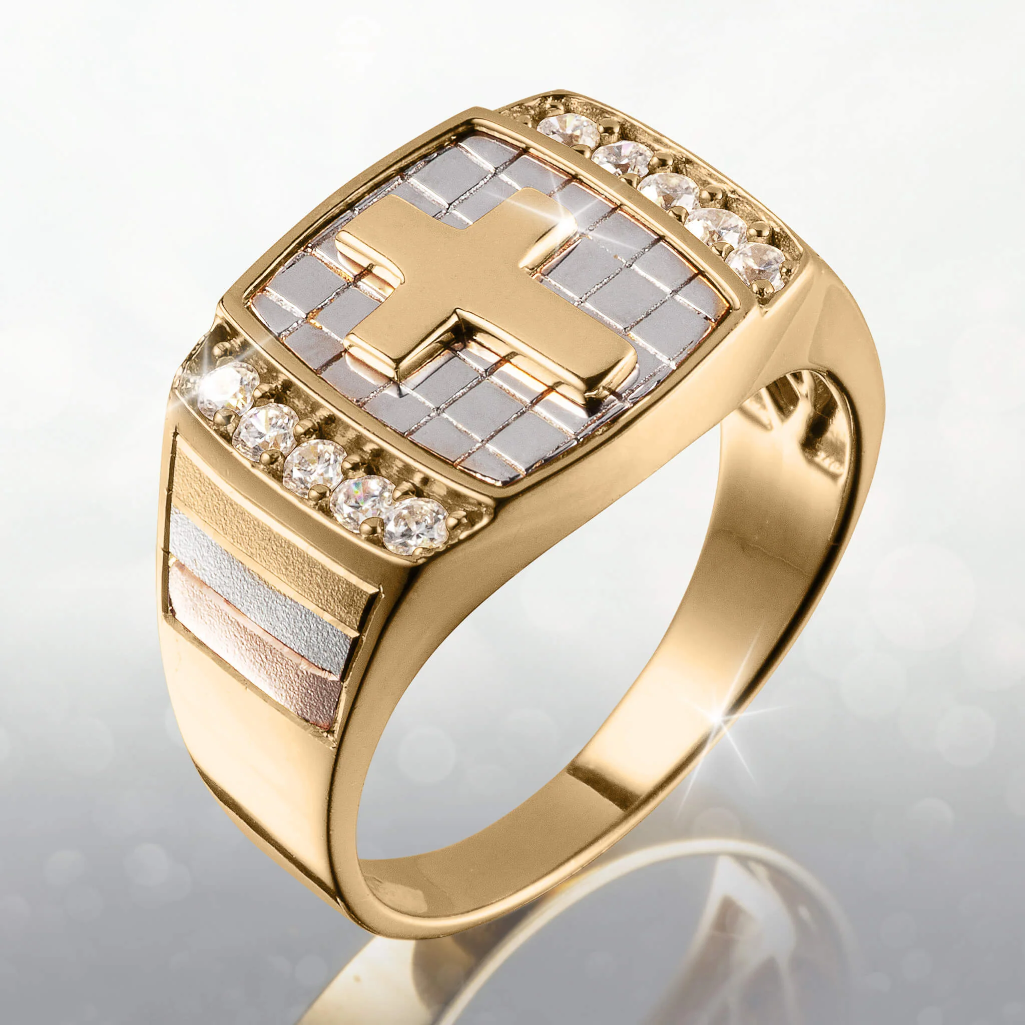 Glorious Cross Men’s Ring - Image 2