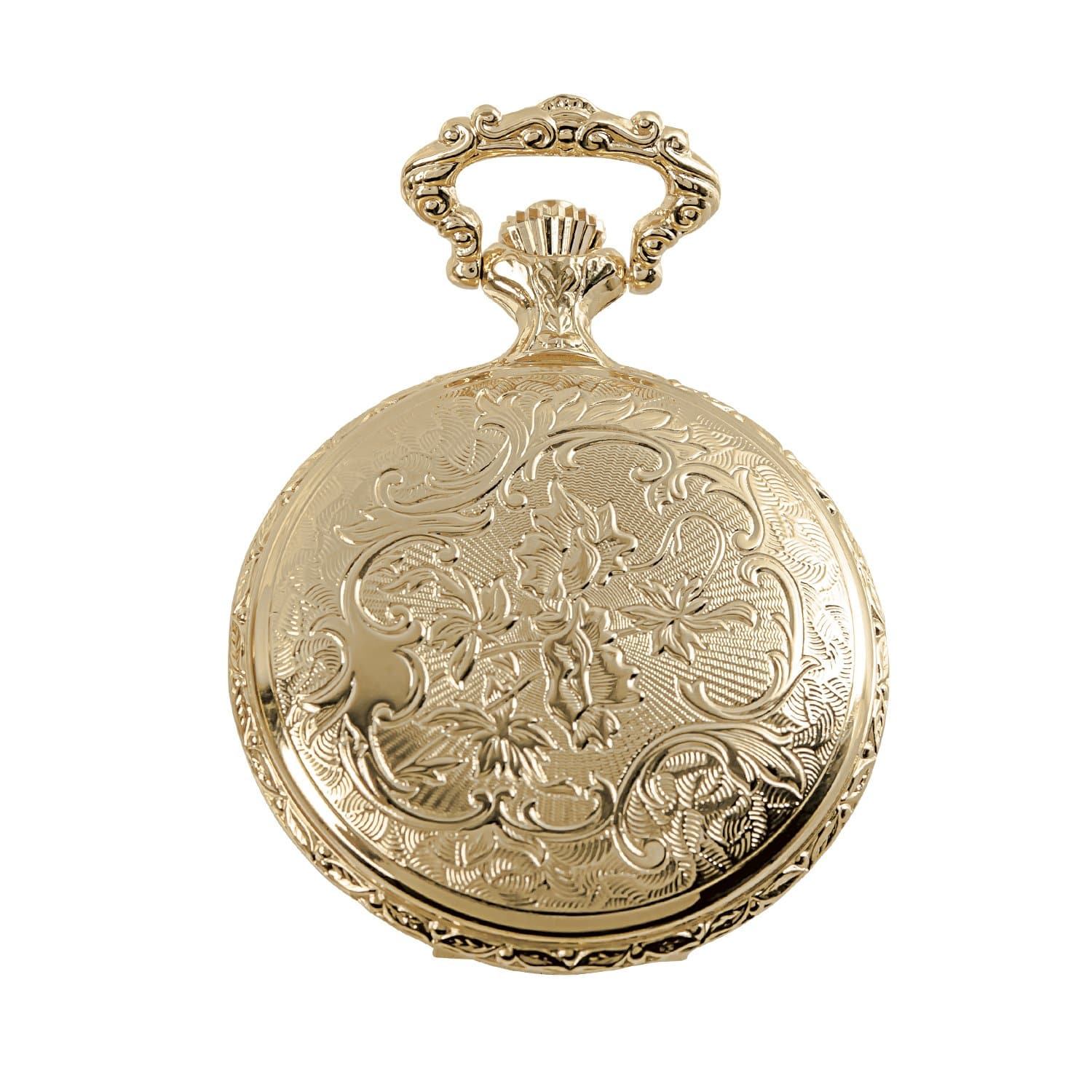 Golden American Eagle Hunter Pocket Watch & Chain - Image 4