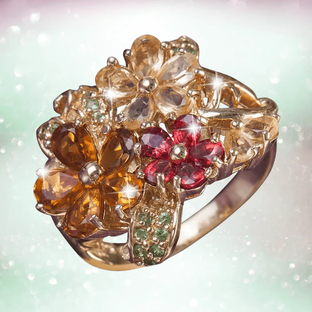 Golden Corsage Ring - Image 2
