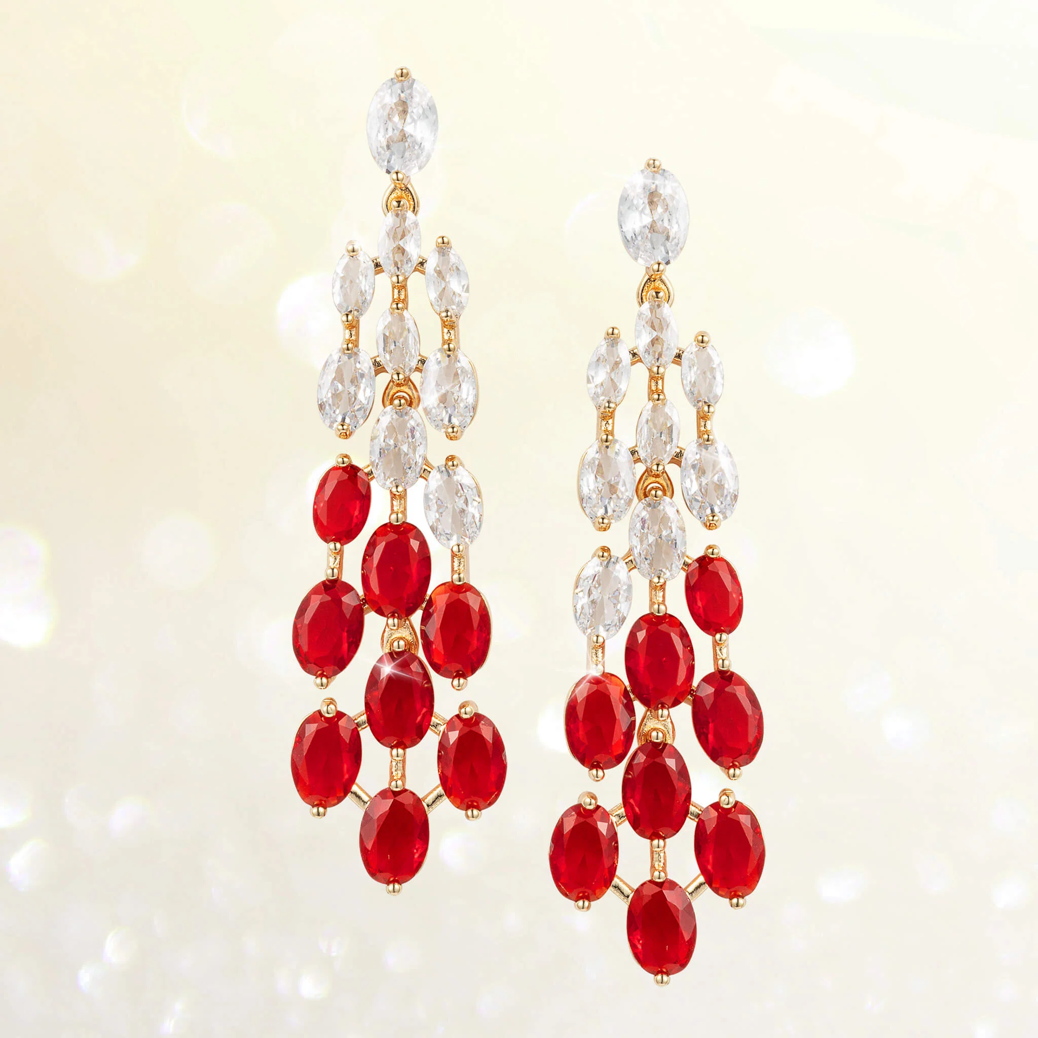 Golden Flamenco Earrings - Image 2