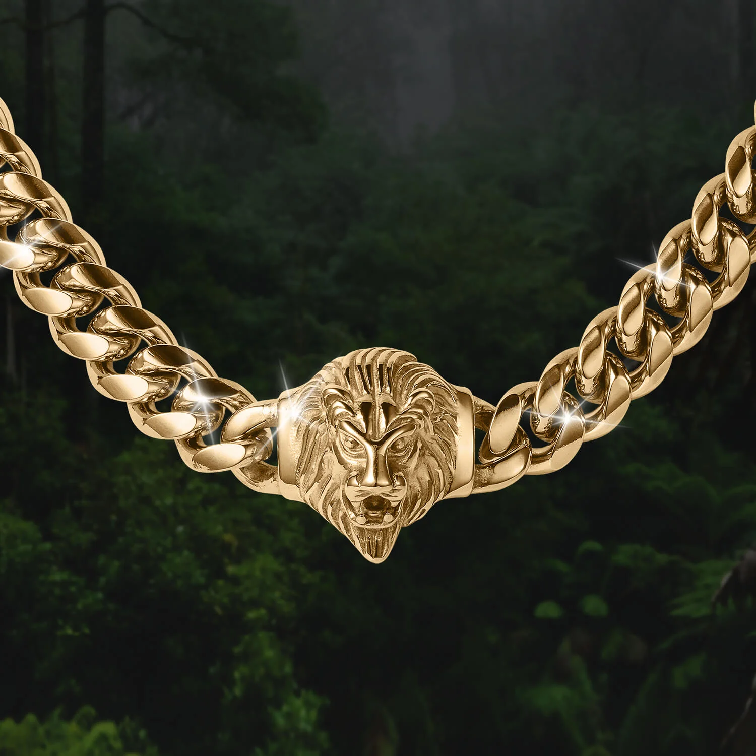 Golden Lionheart Necklace - Image 2