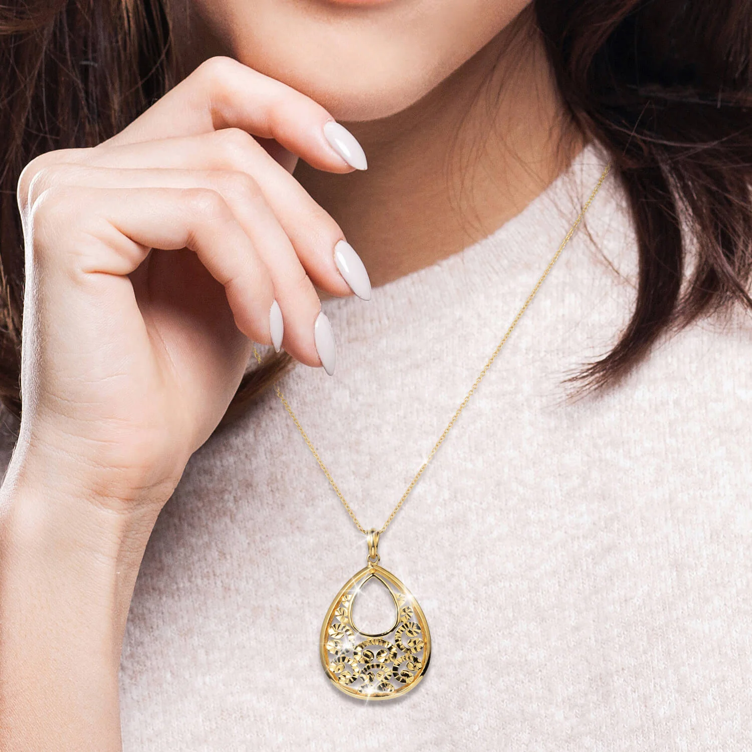 Golden Paloma Pendant - Image 2