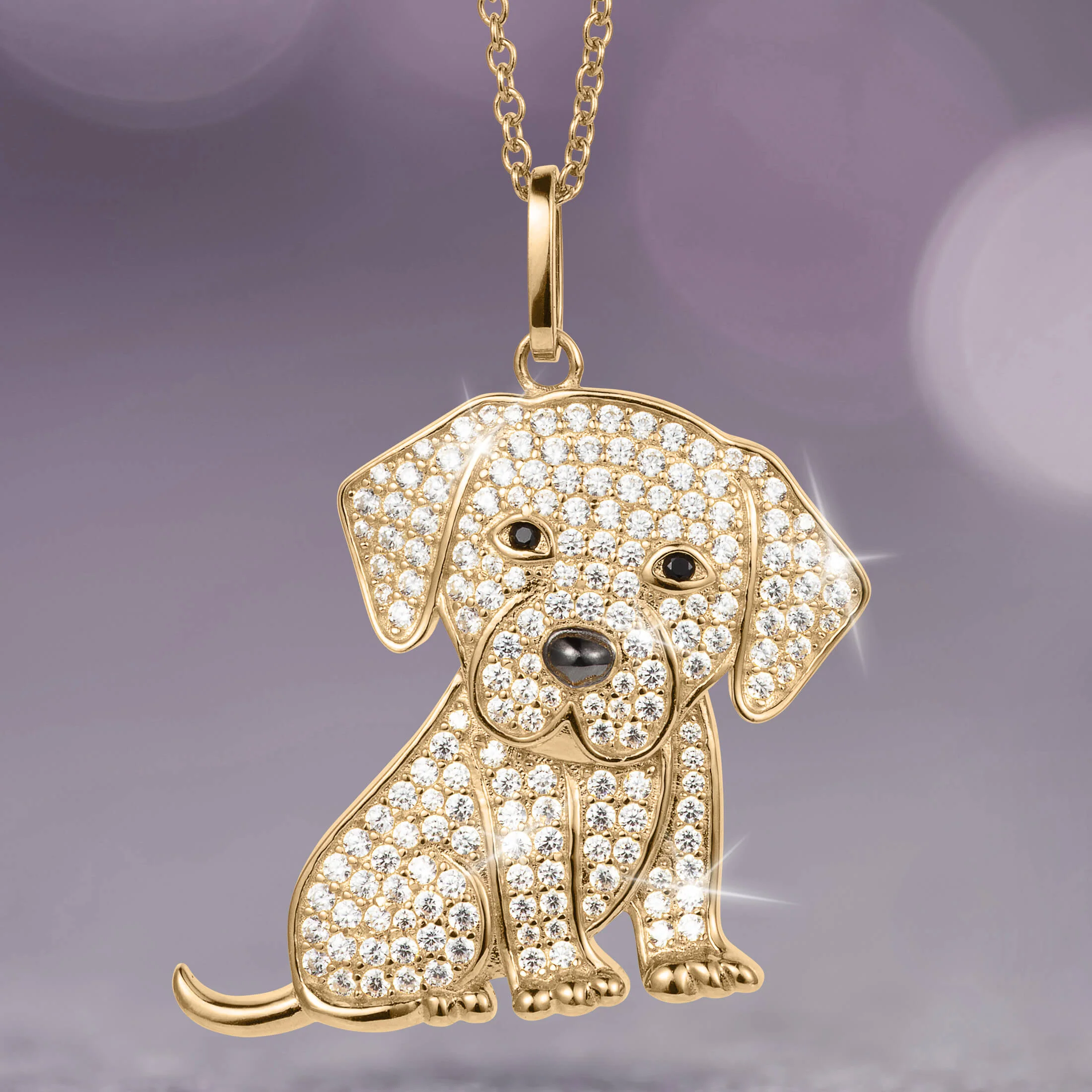 Golden Pup Pendant - Image 2