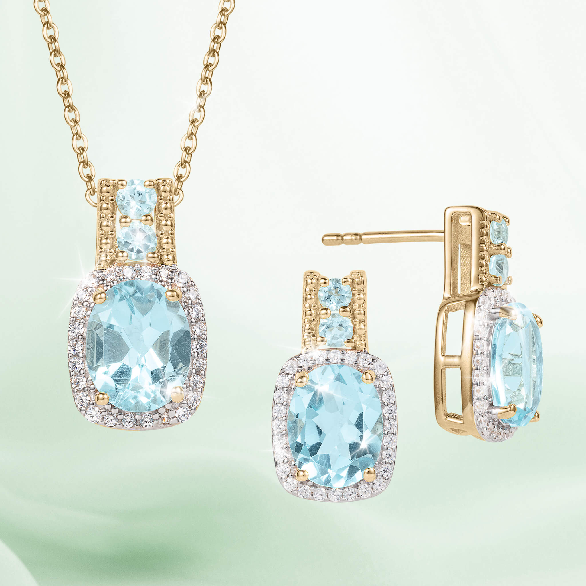 Golden Serenity Blue Topaz Collection - Image 2