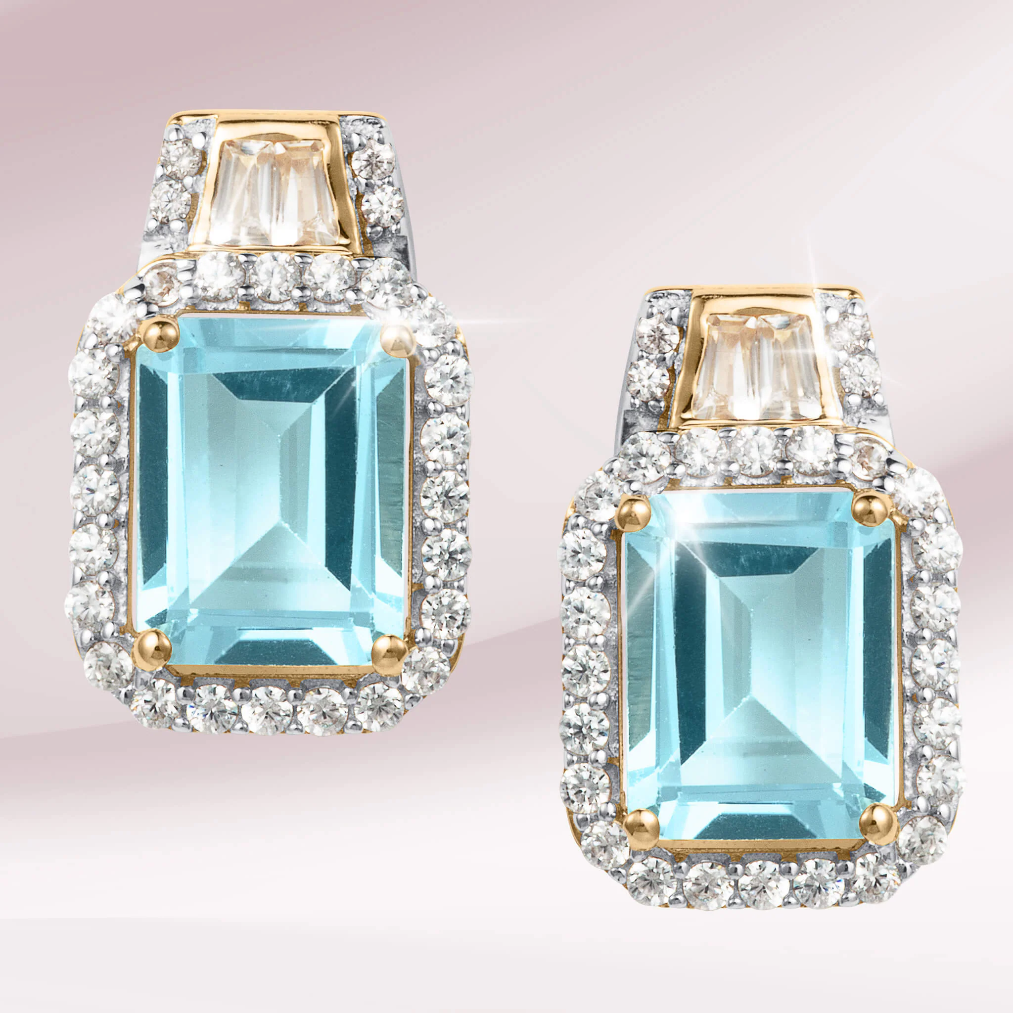 Golden Sky Topaz Earrings - Image 2