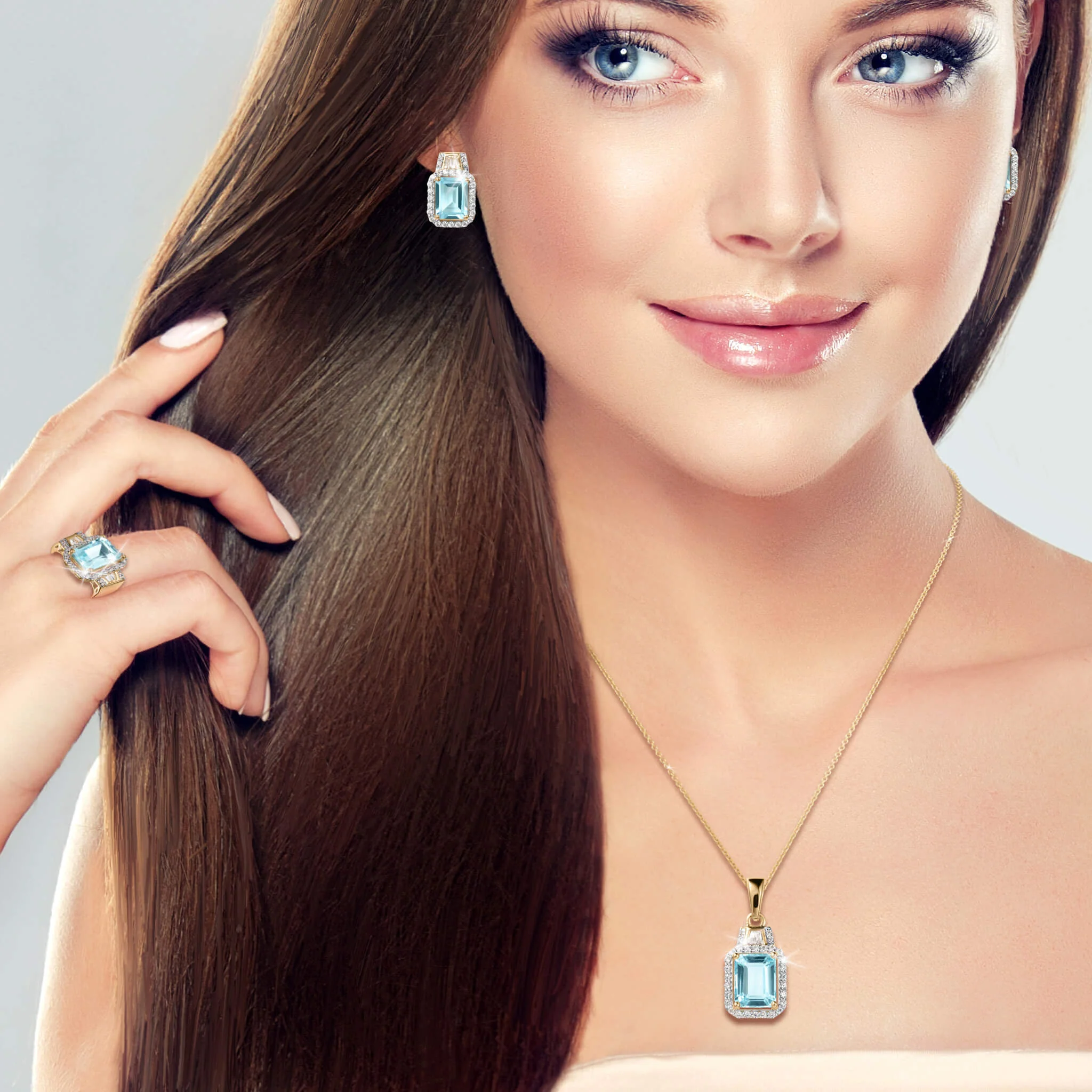 Golden Sky Topaz Pendant - Image 4