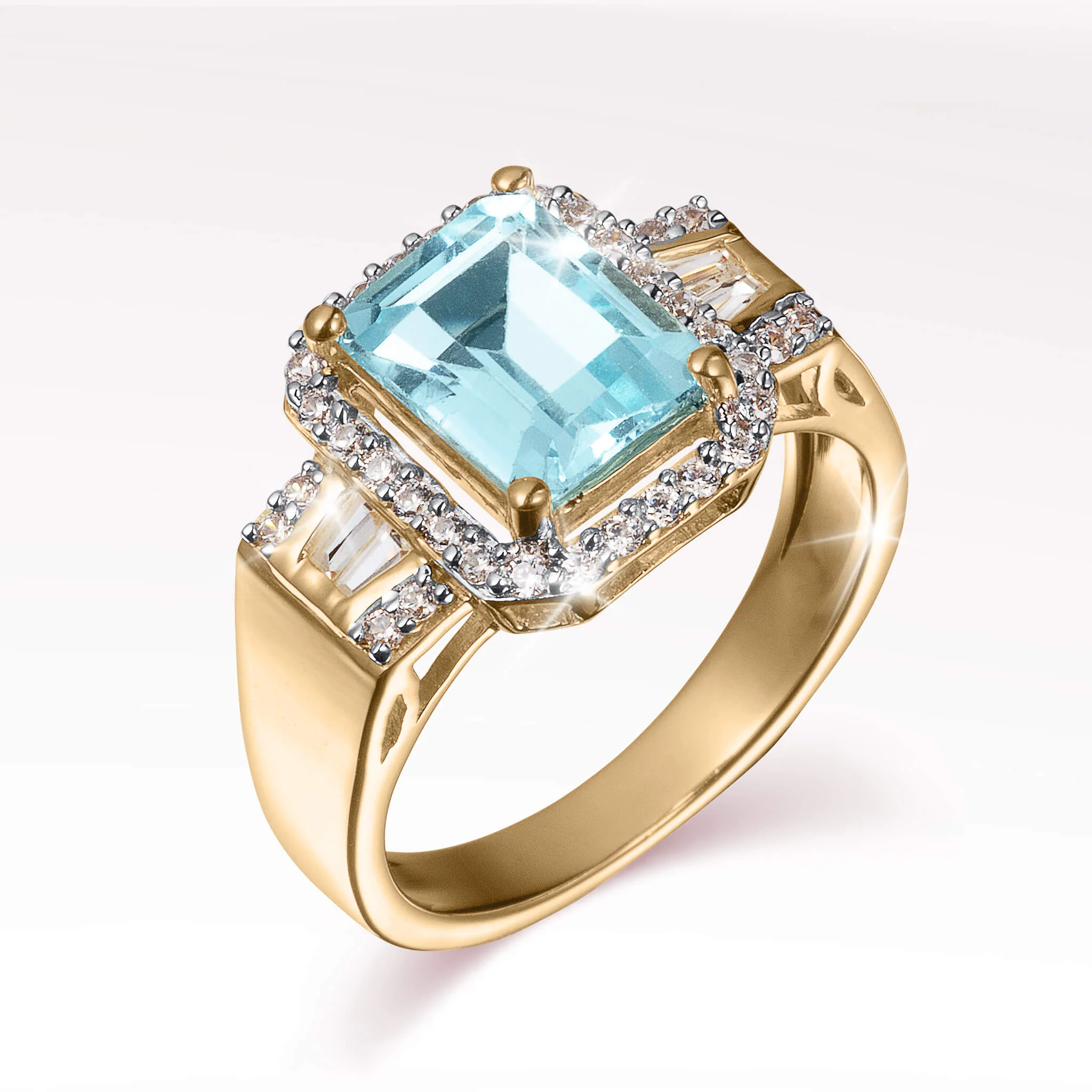 Golden Sky Topaz Ring - Image 2