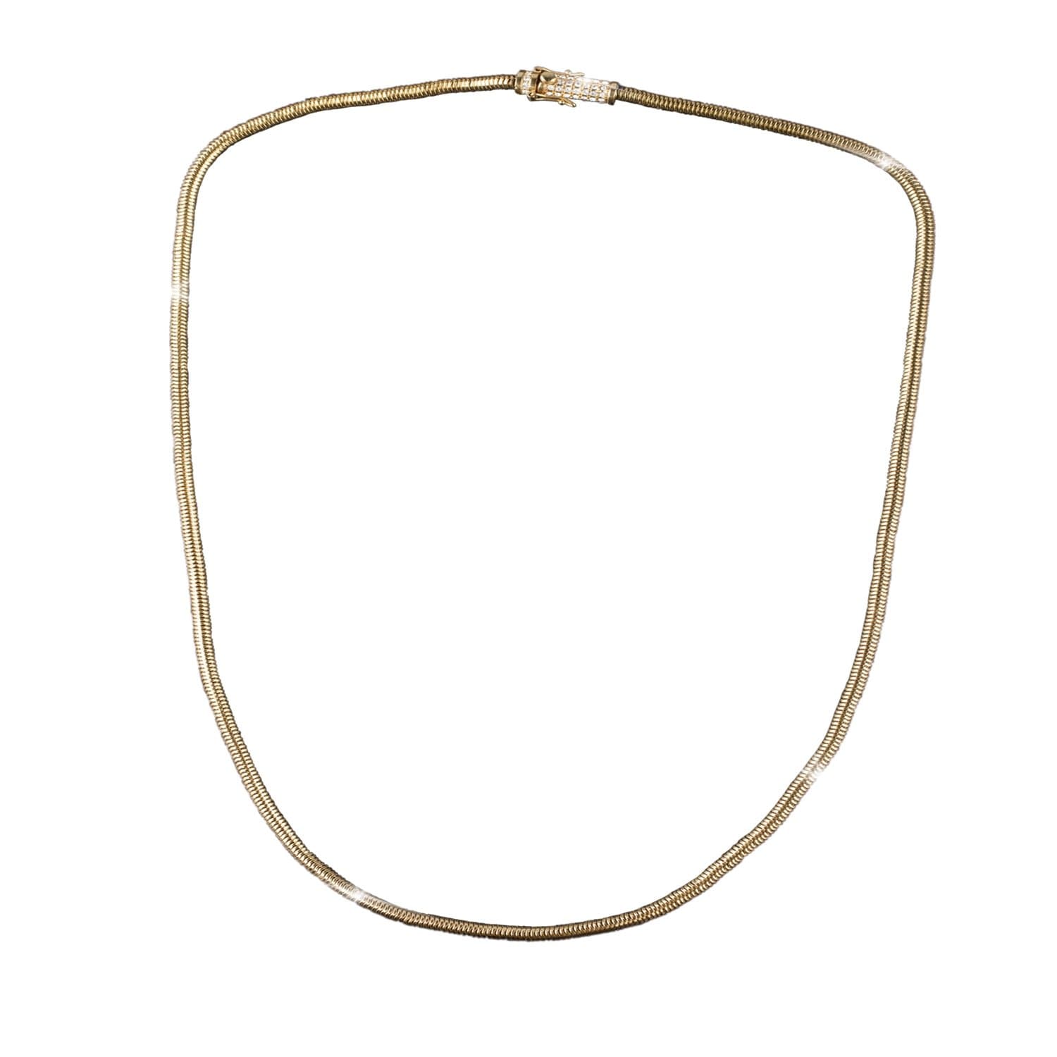 Golden Snake Chain Necklace