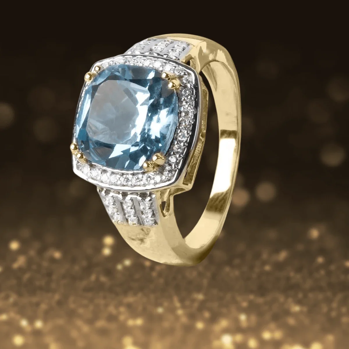 Grace Blue Topaz Ring - Image 2