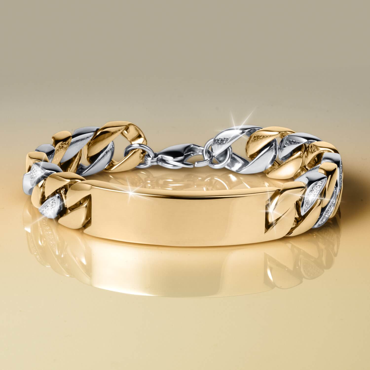Grandeur Curb Men's Bracelet - Image 2