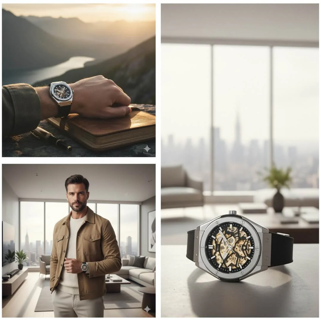 Grandmaster Automatic Steel Watch - Image 3
