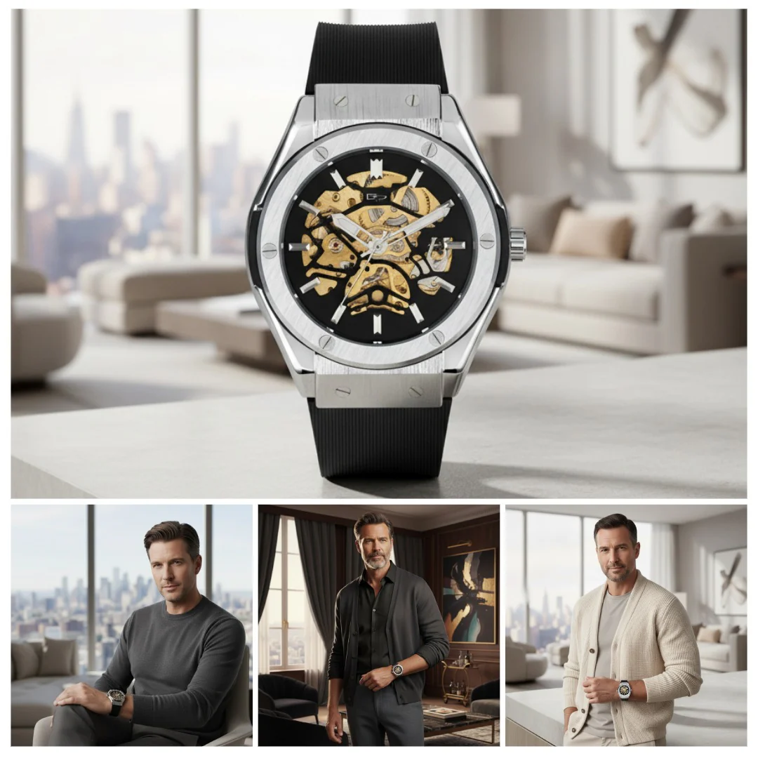 Grandmaster Automatic Steel Watch - Image 4