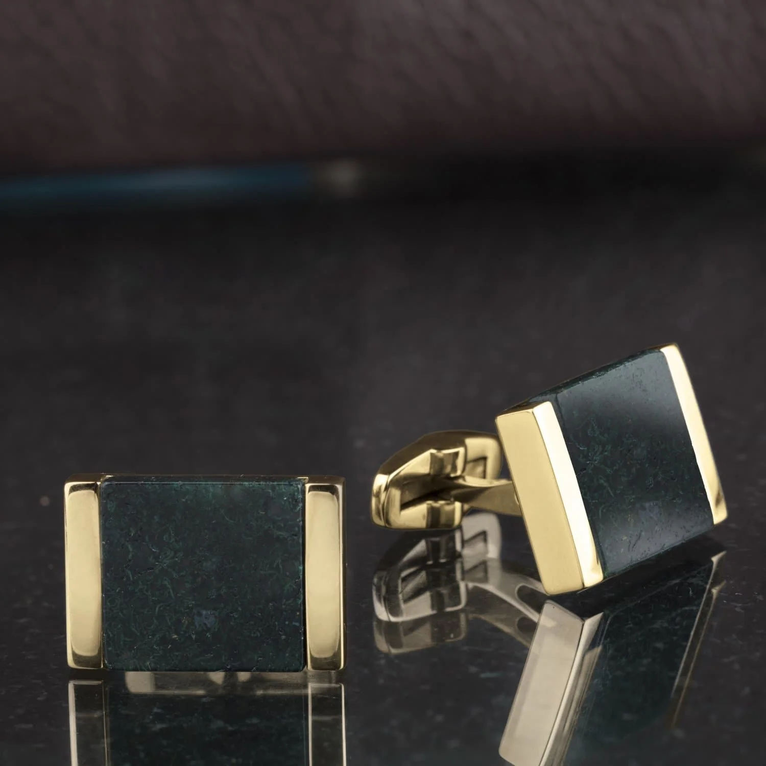 Idol Agate Cufflinks - Image 2