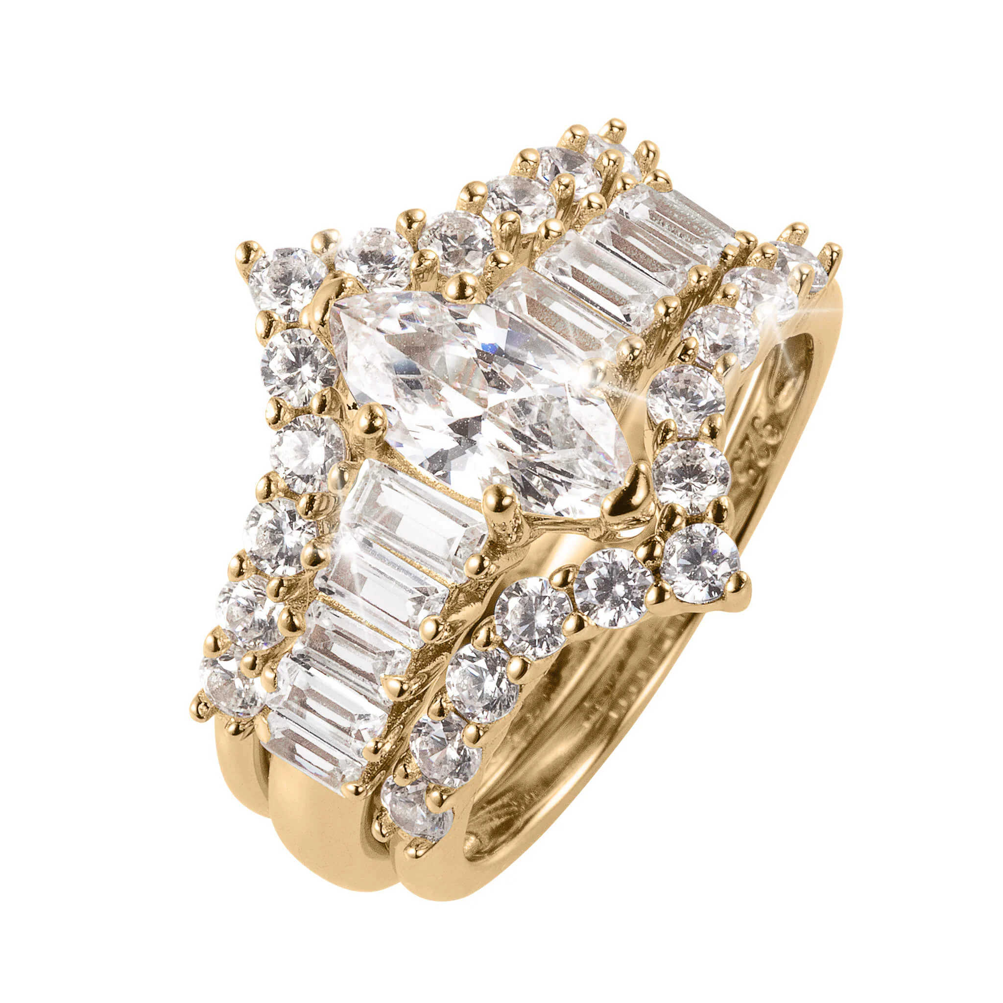 Illumina Marquise Bridal Ring Set