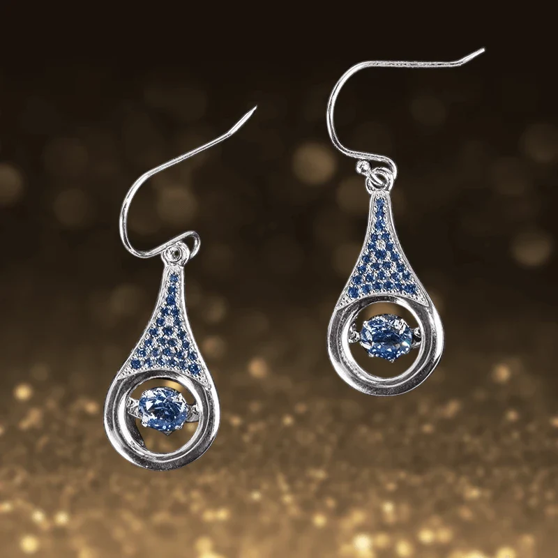 Indigo Dancing Earrings - Image 2