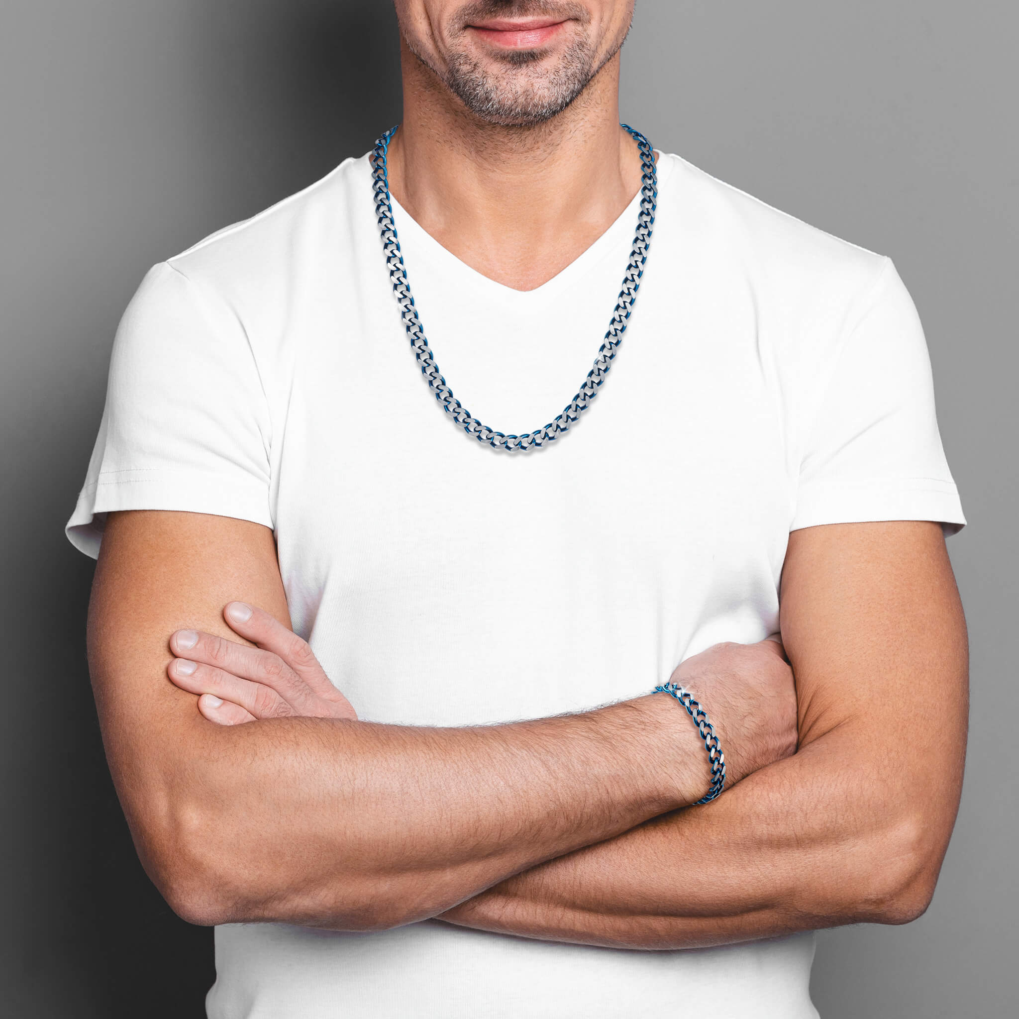 Indigo Steel Necklace - Image 3