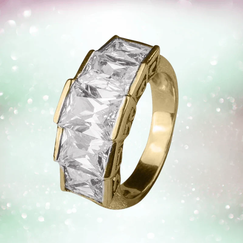 Infinity Half Eternity Ring - Image 2