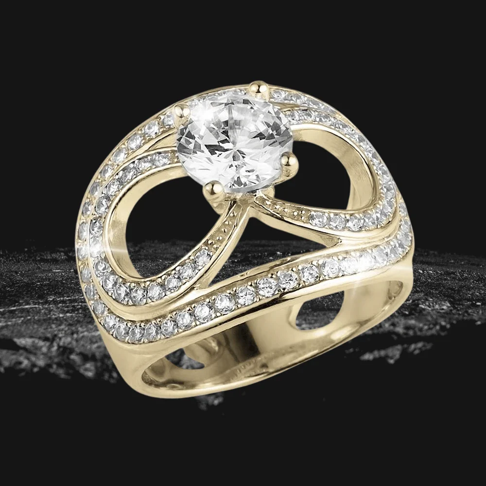 Infinity Solitaire Ring - Image 2