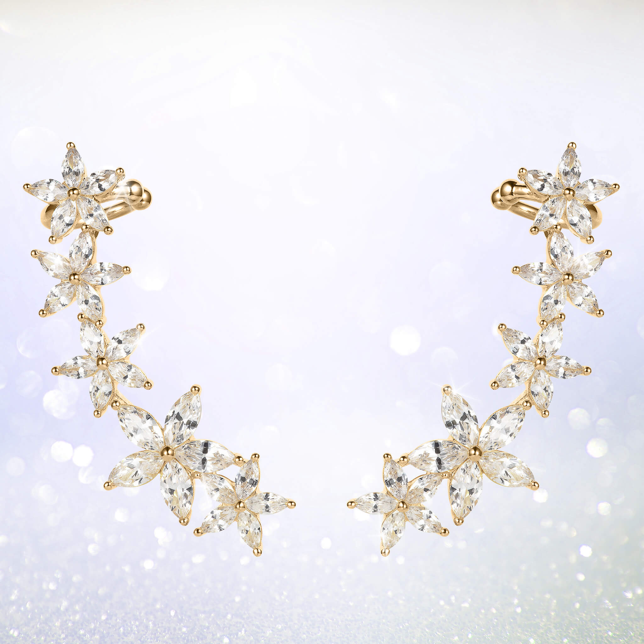 Jasmine Climber Earrings - Image 2