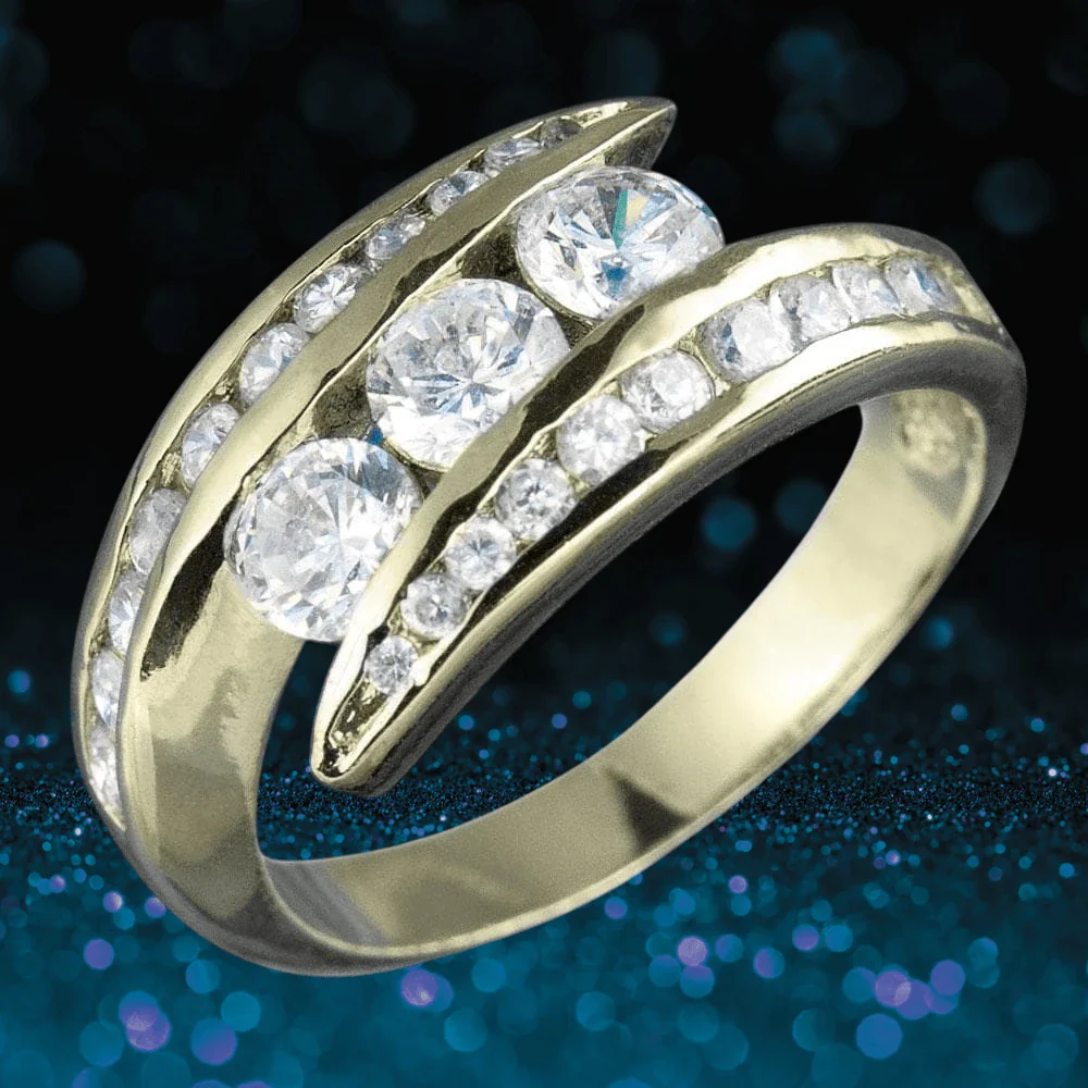 Jazz Wrap Gold Ring - Image 2
