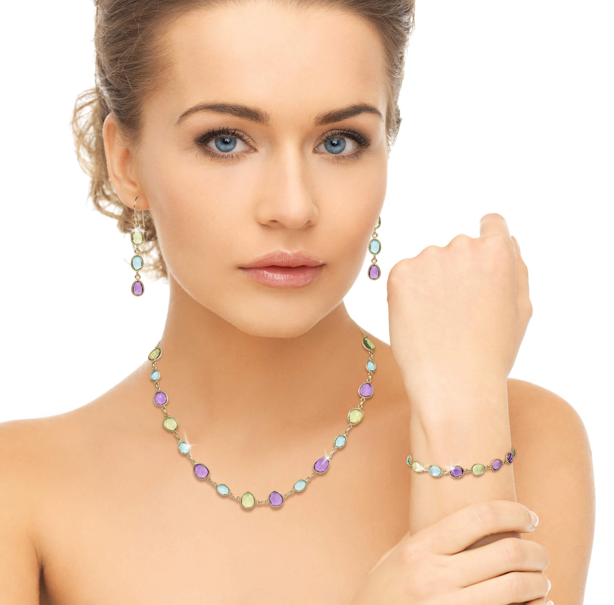 Kaleidoscope Gem Earrings - Image 3