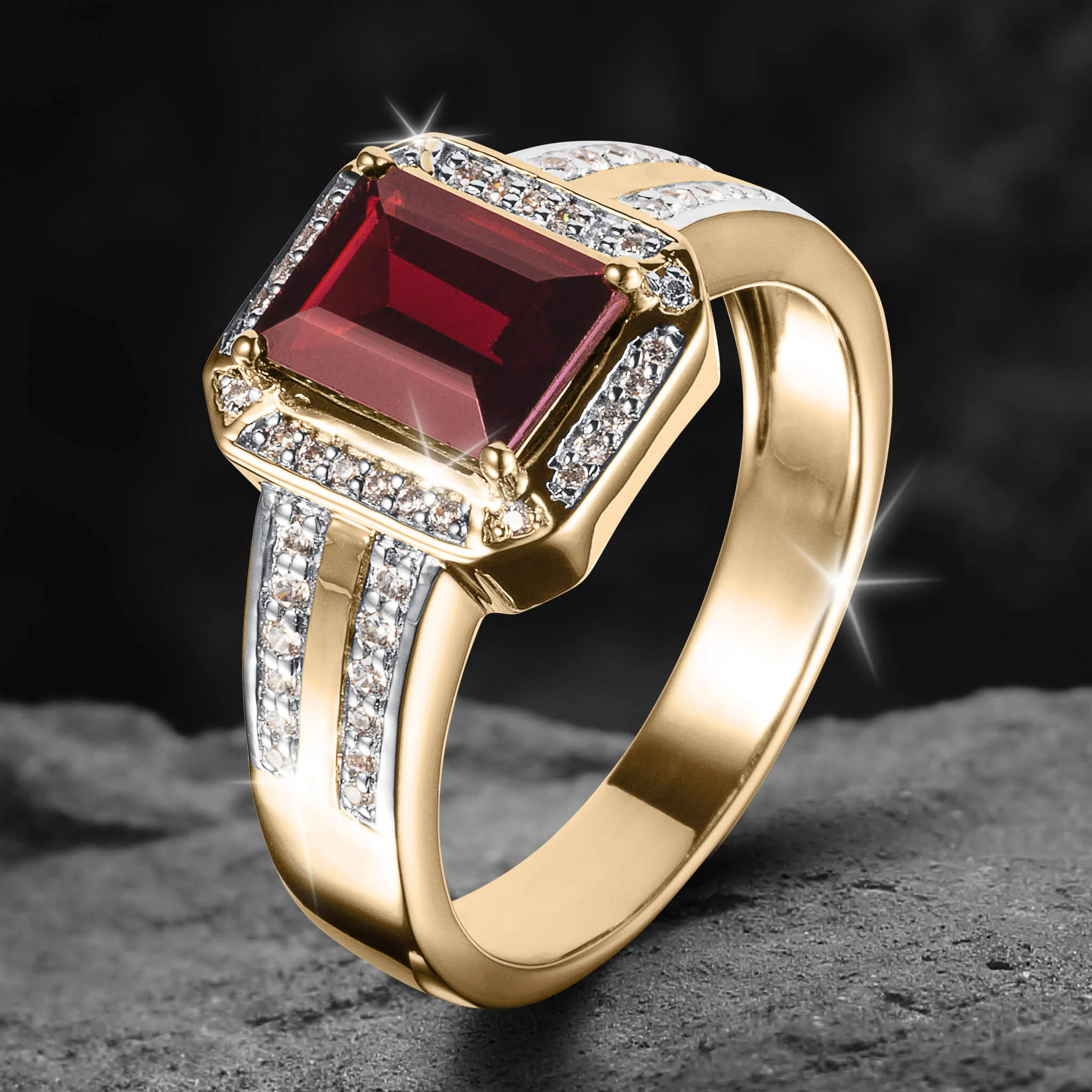 Legion Garnet Men’s Ring - Image 2