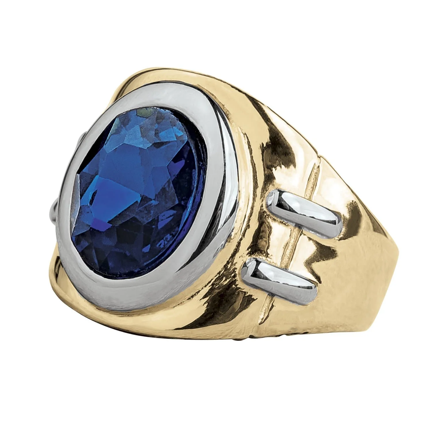 Lincoln Blue Men's Ring - Image 3