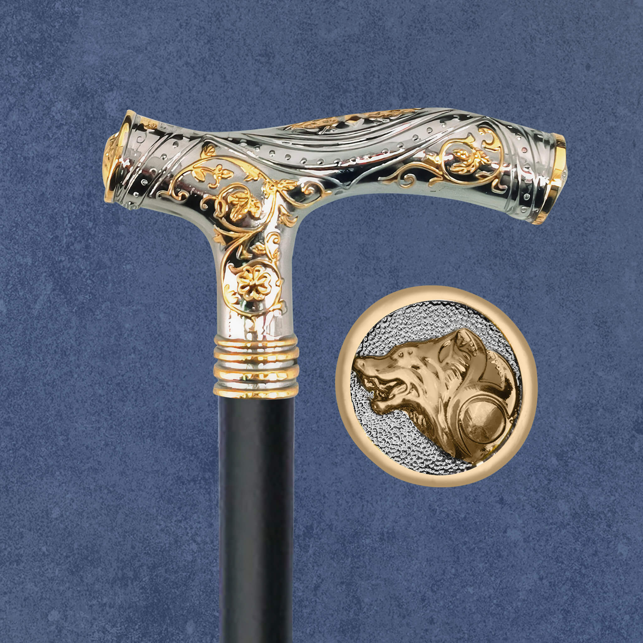 Lone Wolf Walking Cane - Image 2