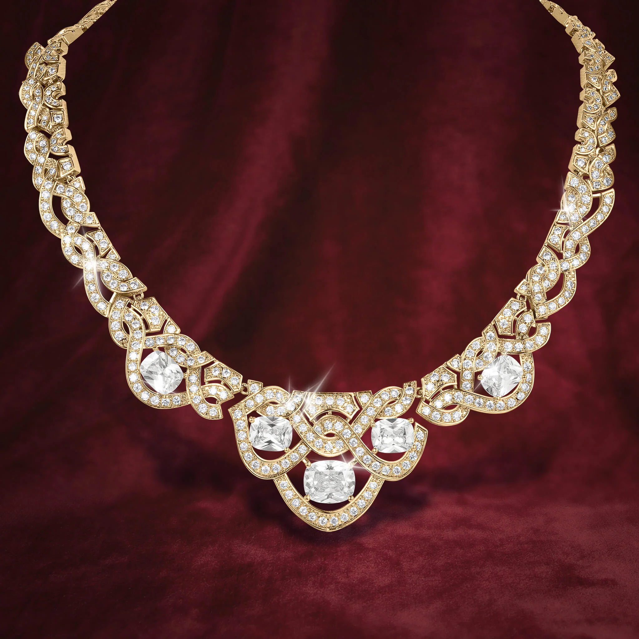Lustrous Lace Necklace - Image 2