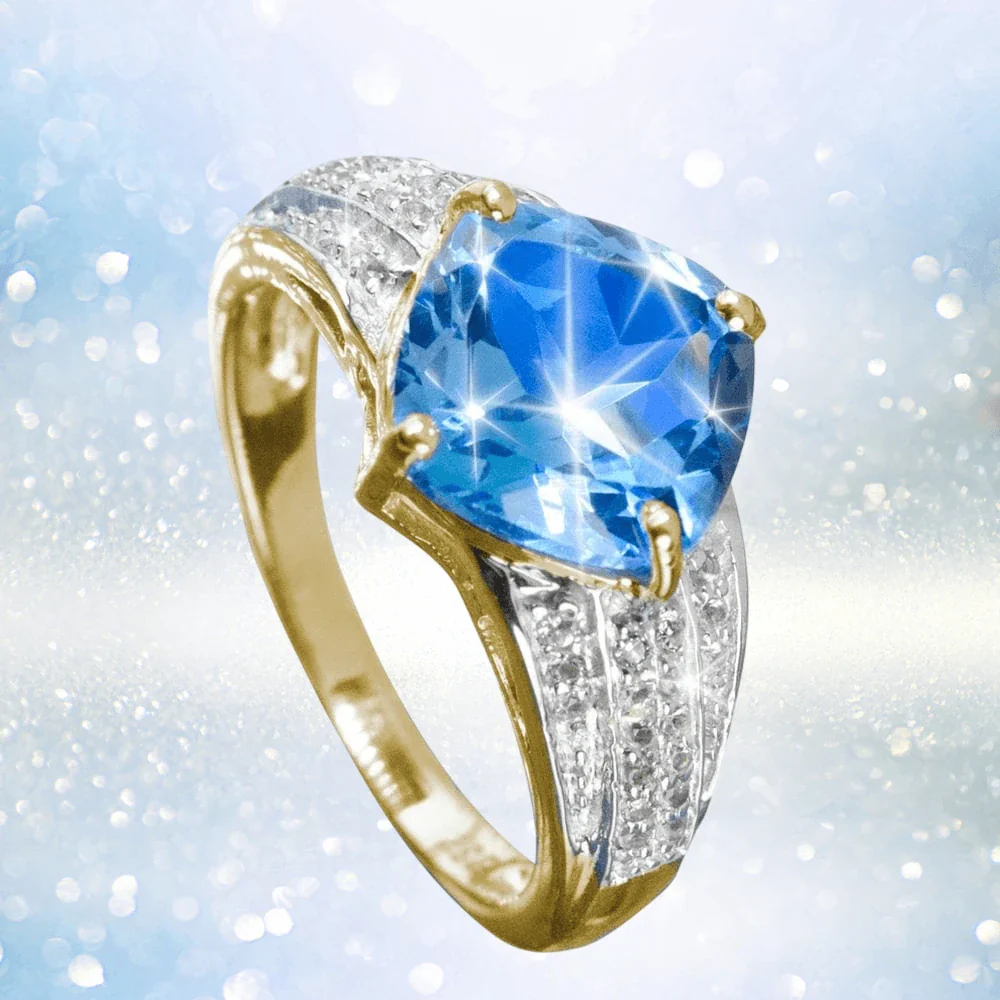 Luxe Swiss Topaz Ring - Image 2