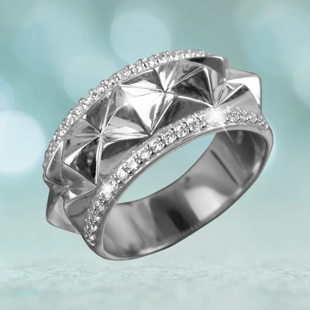 Luxor Rhodium Ring - Image 2