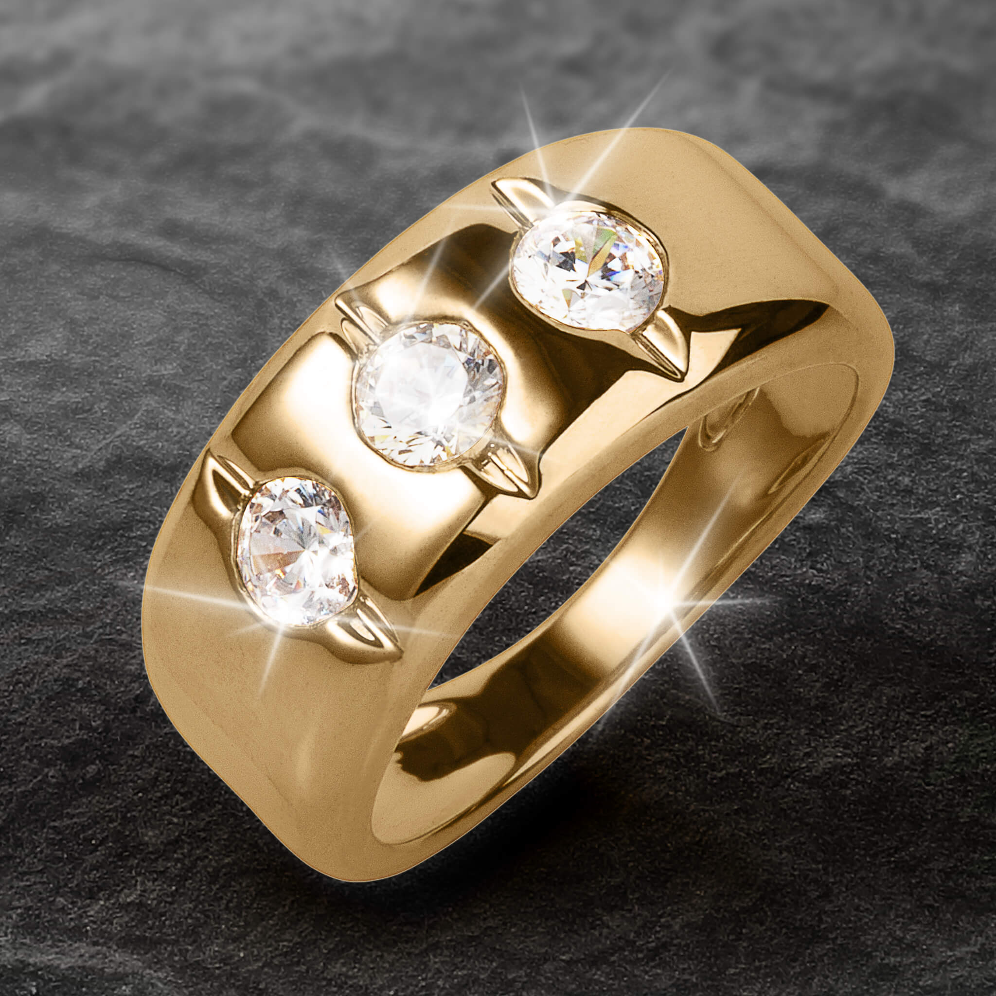 Major Trio Men's Ring - Image 2