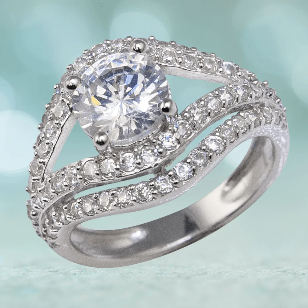 Malocchio Rhodium Ring - Image 2