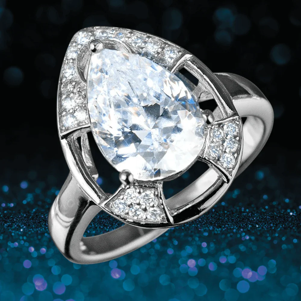 Mandalay Pear Ring - Image 2