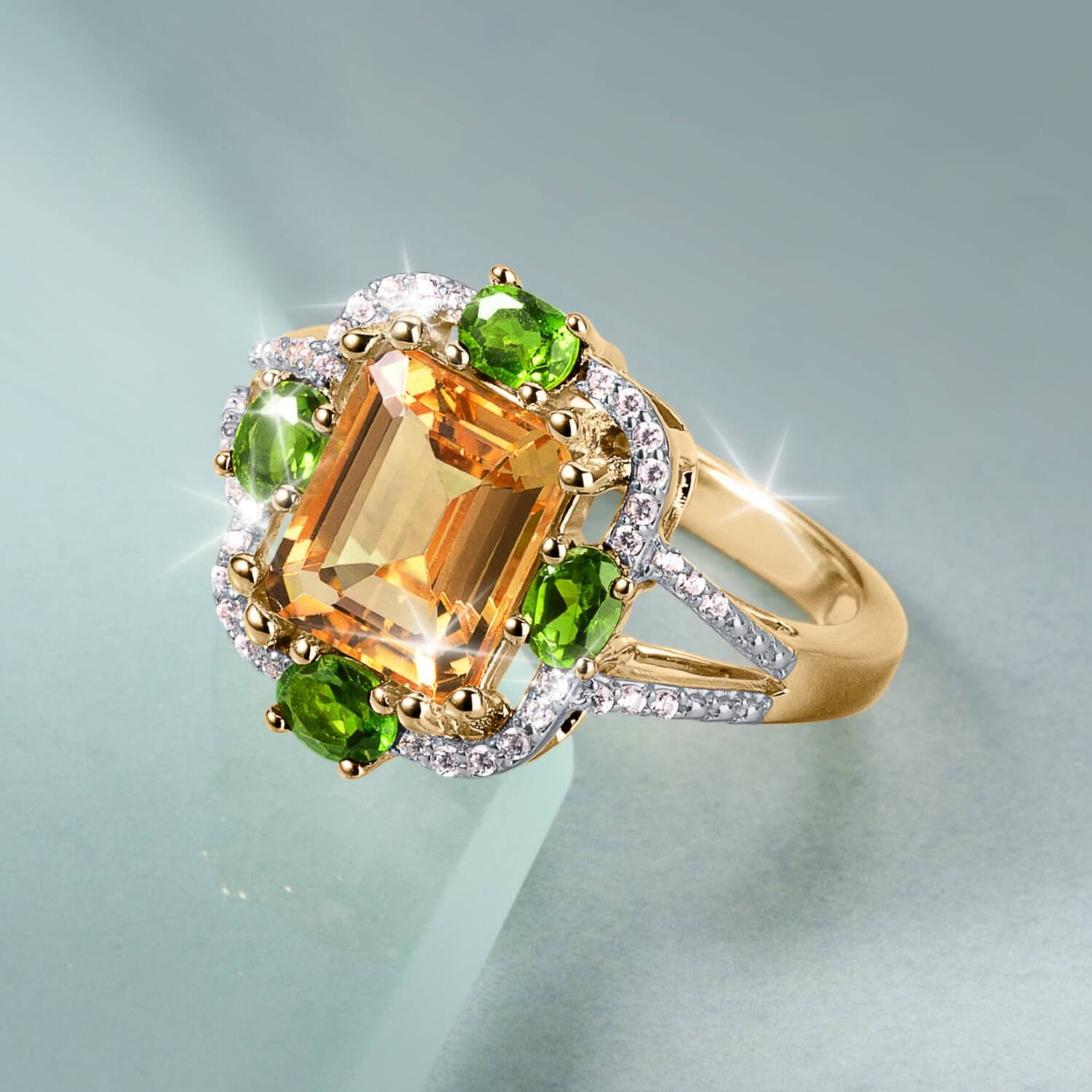Mandarin Citrine Ladies Ring - Image 2