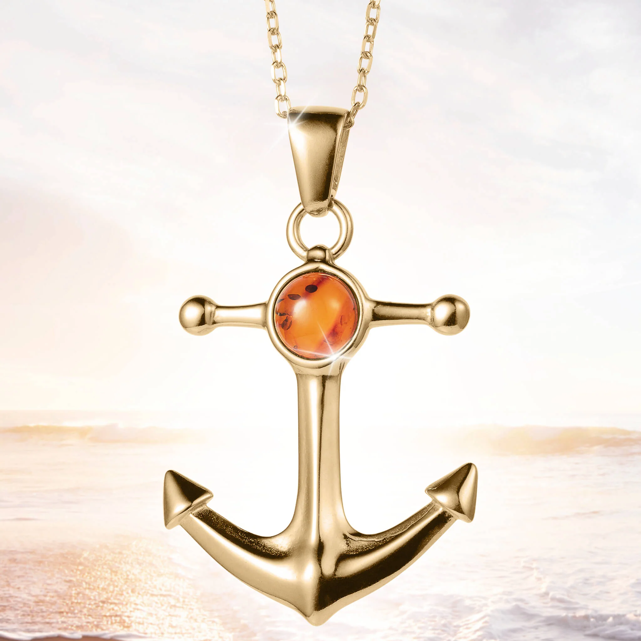 Maritime Amber Pendant - Image 2