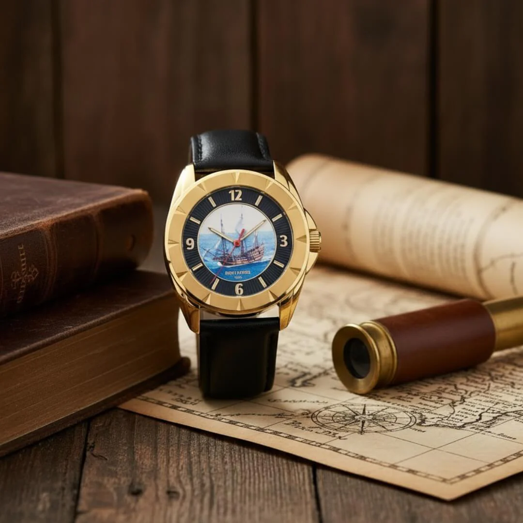 Mayflower Leather Men's Watch - Image 4