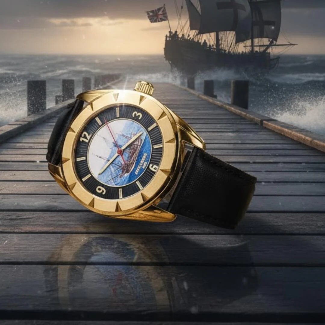 Mayflower Leather Men's Watch - Image 6