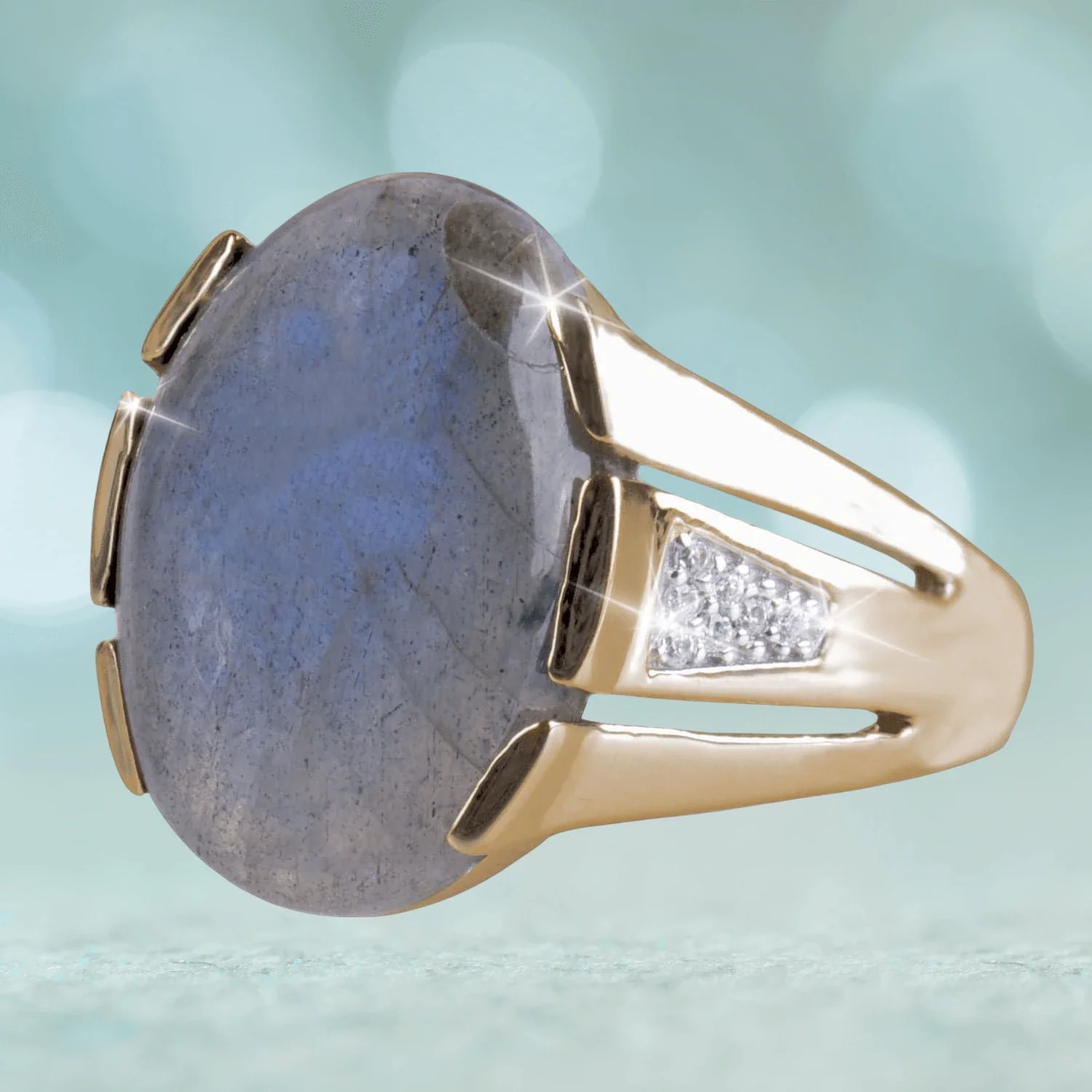 Men's Labradorite Ring - Image 2