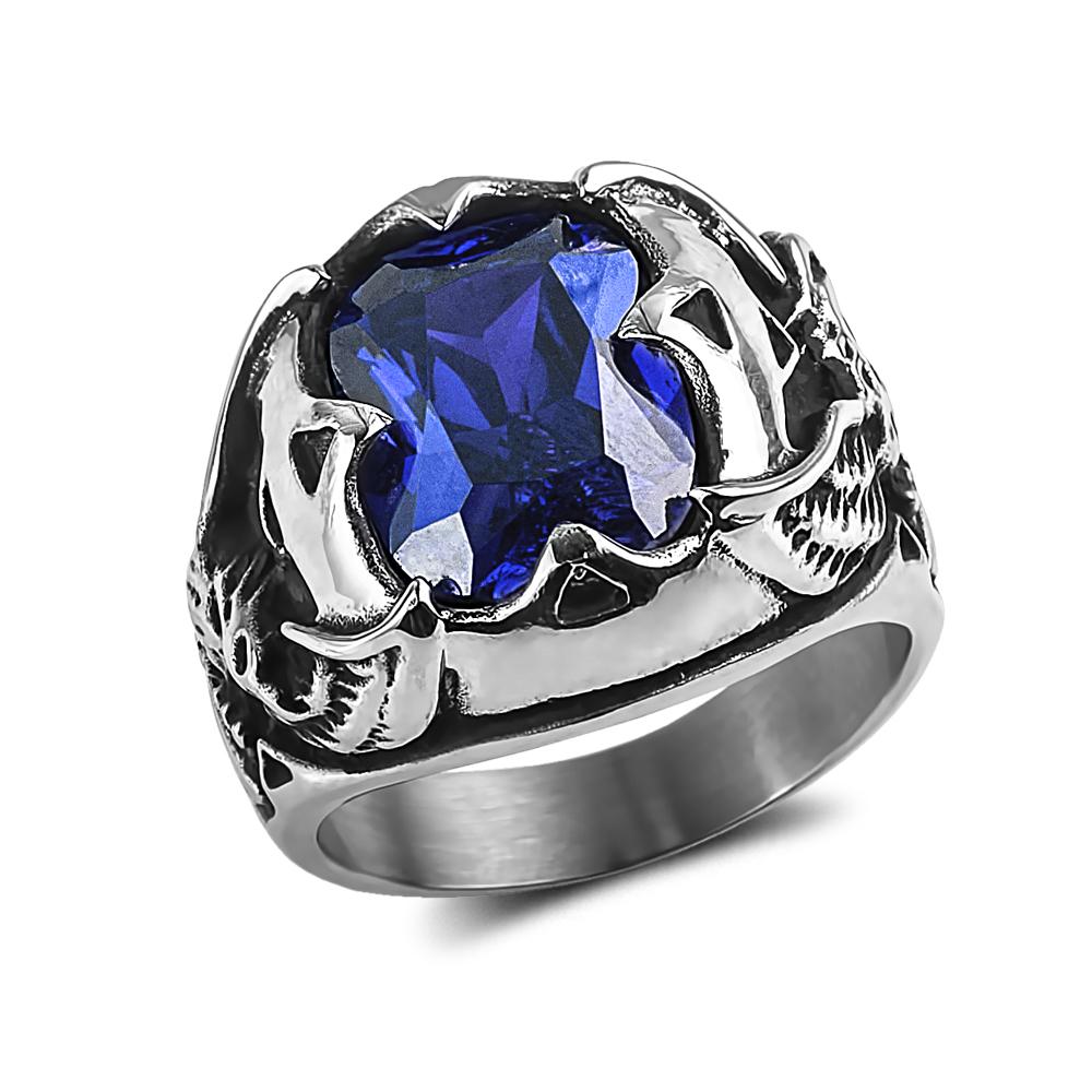 Men's Blue Eagle Ring