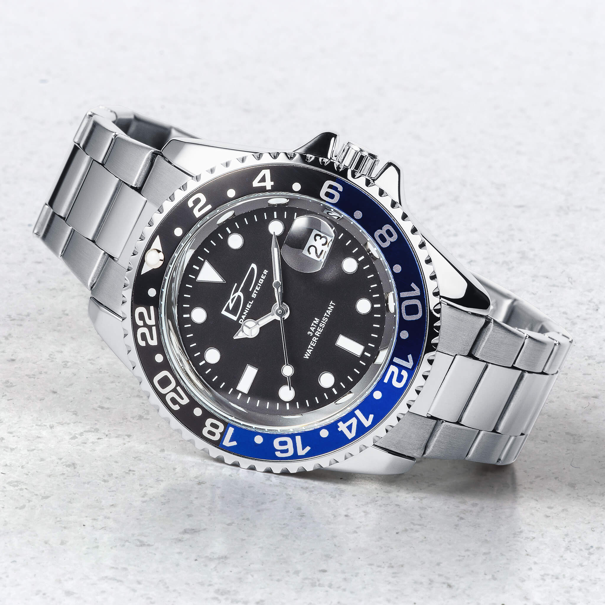 Midnight Blue Steel Men's Watch - Image 2